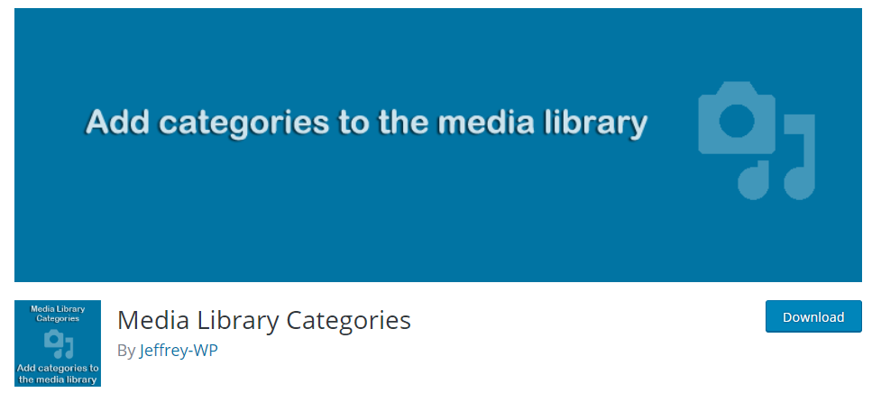media library categories