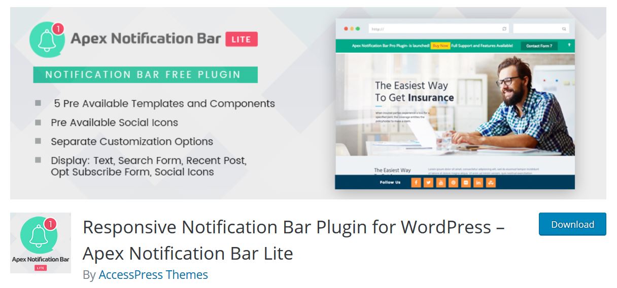 apex notification bar lite