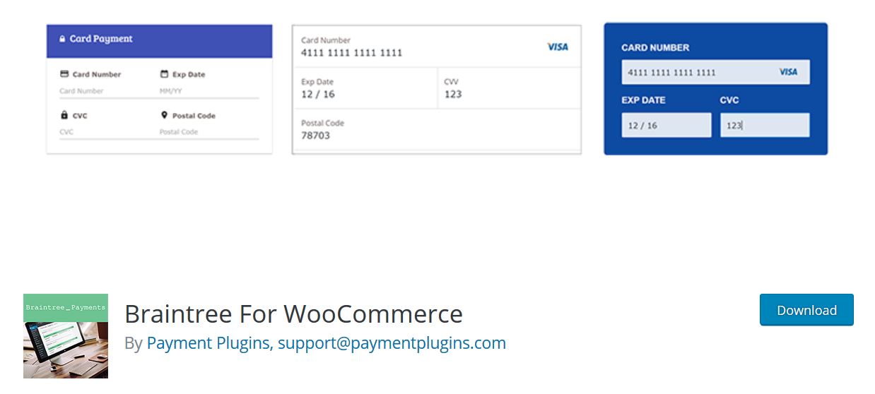 braintree for woocommerce