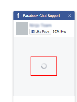 facebook-live-chat-loading-issue