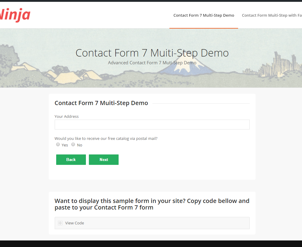 form contact 7 7  Form Ninja Multi Contact  Team Step