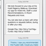 Hyatt-messaging-app