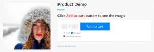 demo cart back