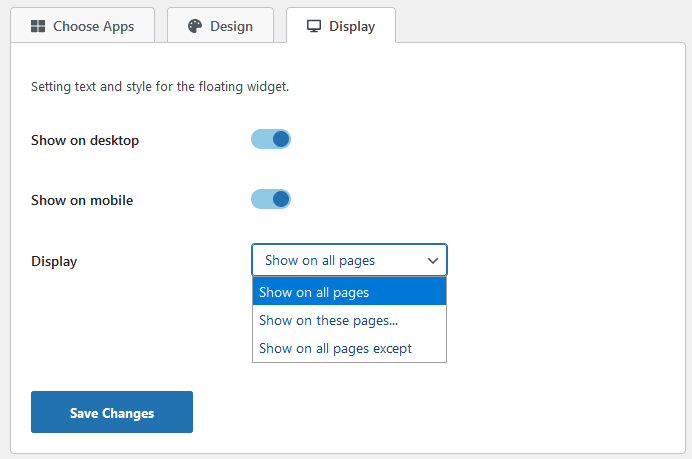 Positioning Click to Chat Widget for WordPress