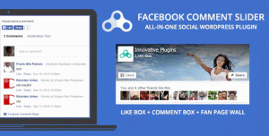 facebook comment slider