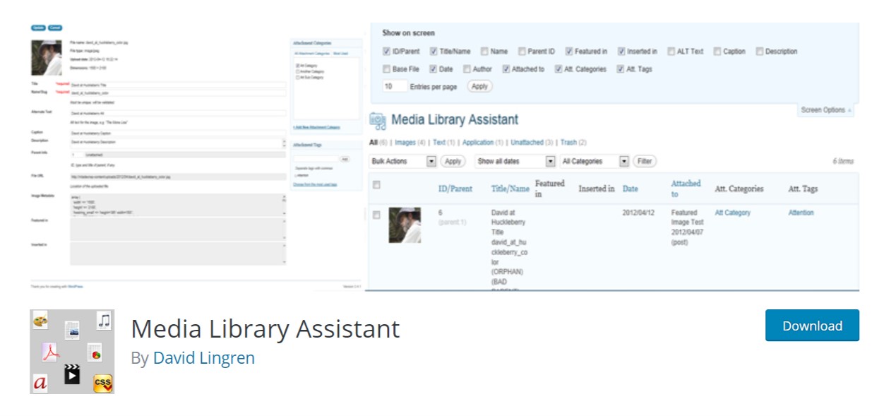 media library assistant