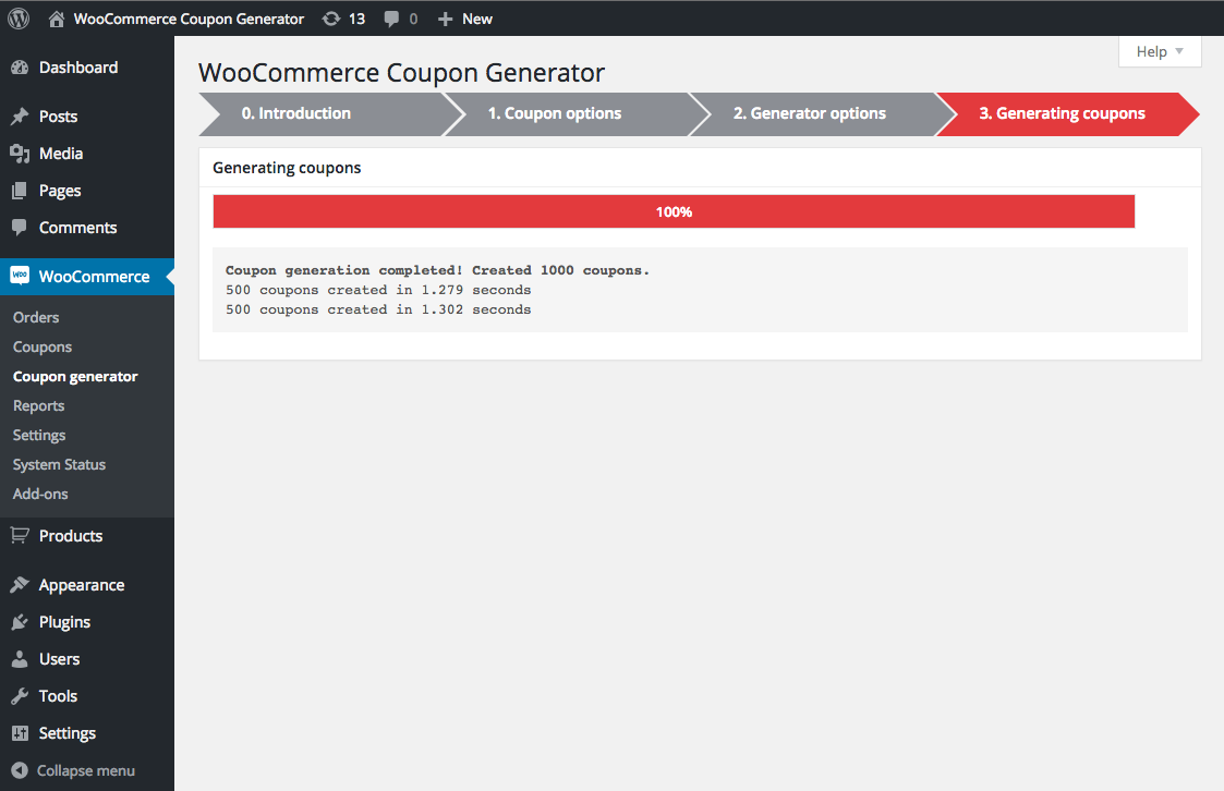Coupon Generator for WooCommerce