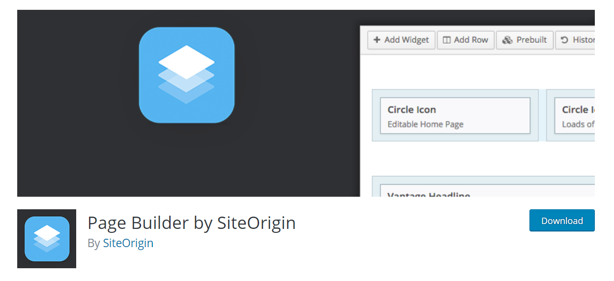 SiteOrigin Page Builder