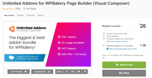 Unlimited Addons for WPBakery Page Builder