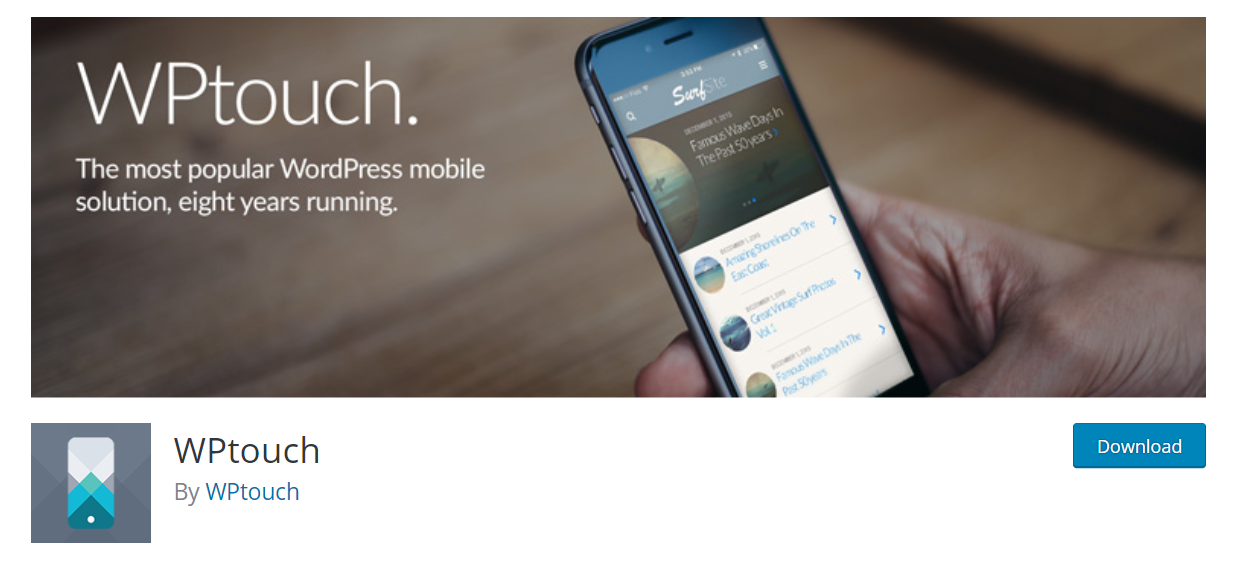 WPtouch Mobile Plugin