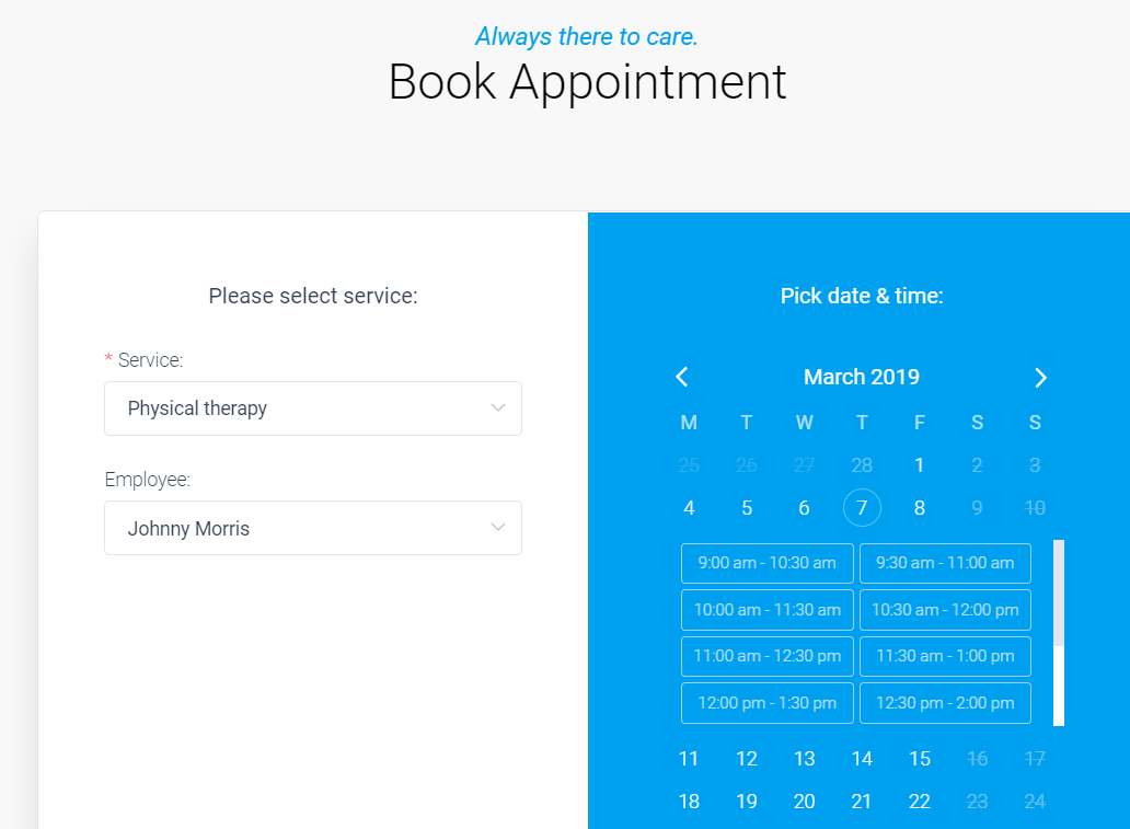 amelia booking plugin