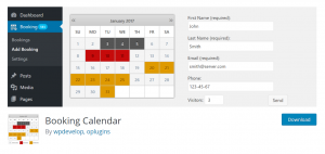 booking calendar