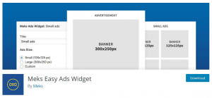 meks easy ads widget