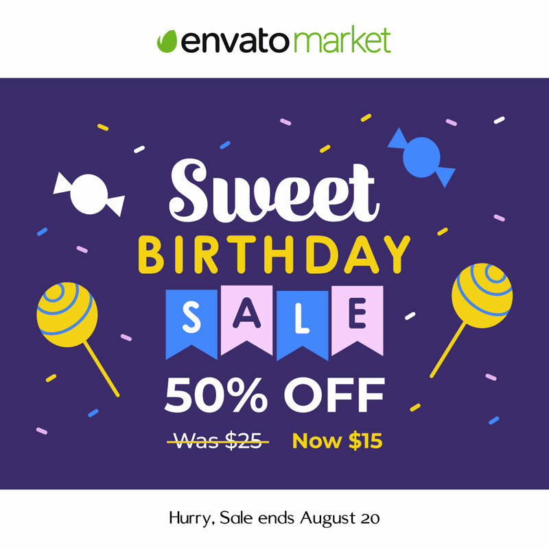 Envato Sweet Birthday