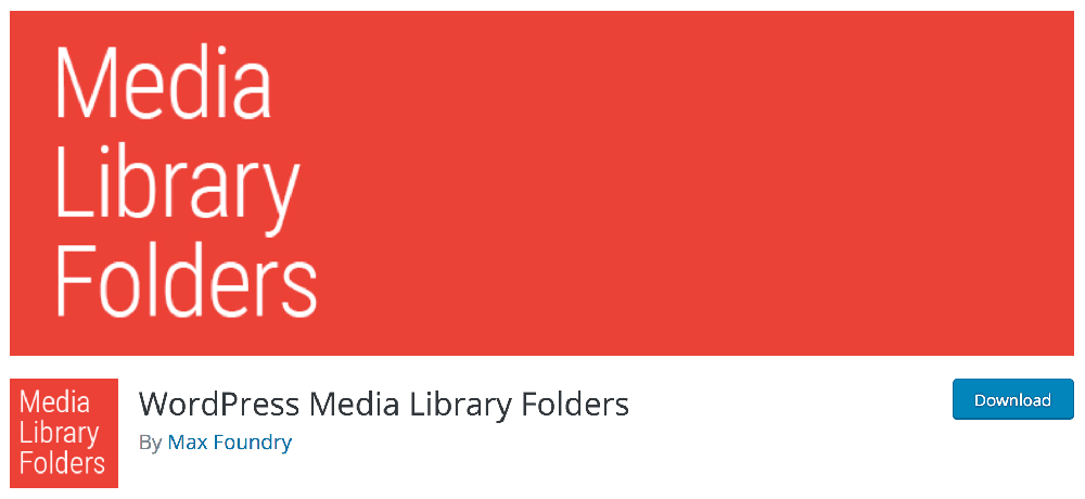 wordpress media library folder