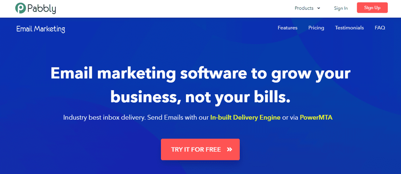 email marketing software features