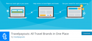 Travelpayouts plugin screen