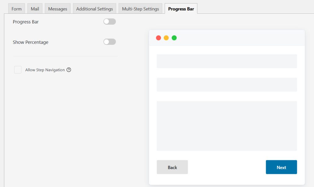 progress bar