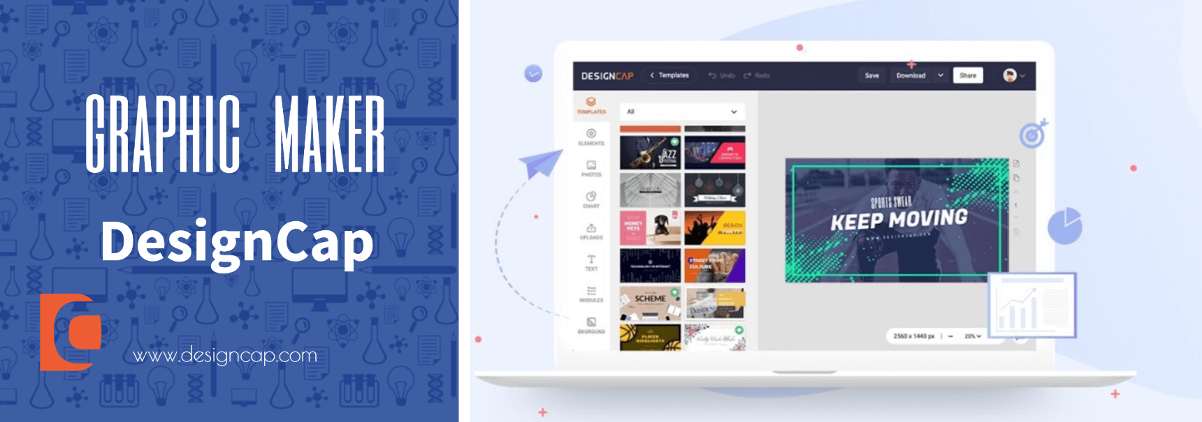 DesignCap - design tools for marketers