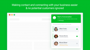 whatsapp click to chat button on wordpress website