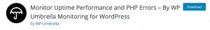 WP Umbrella Plugin free version