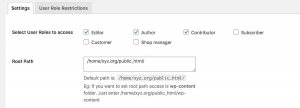 wp file manager user role