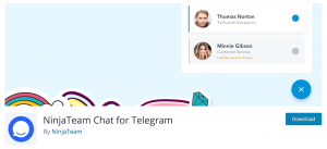 NinjaTeam WP support chat plugin for Telegram