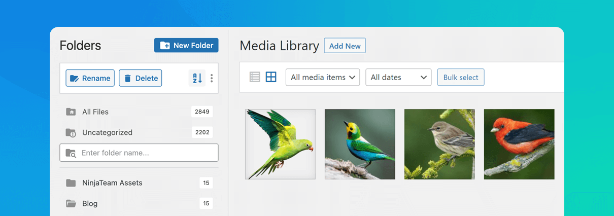 How to Organize Your WordPress Media Library with FileBird Folders