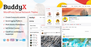 BuddyX wordpress community theme