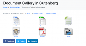 WordPress-Document-gallery-on-the-front-end