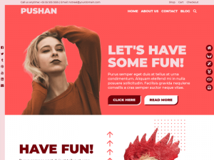 Pushan wordpress community free theme