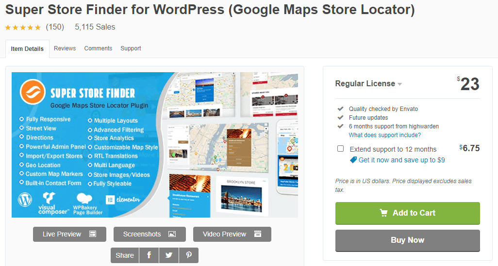 SuperStore Finder for WordPress