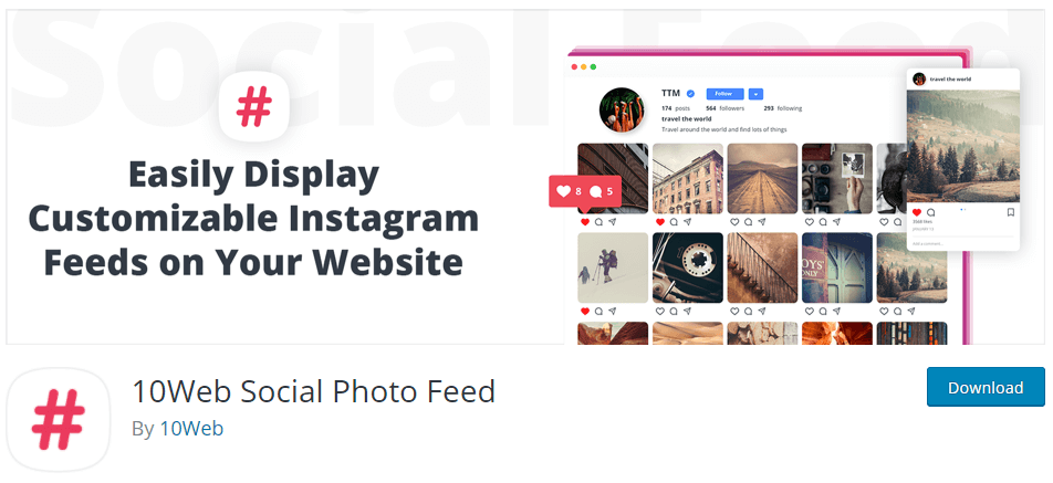 10web Social Photo Feed