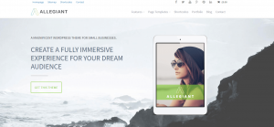 Allegiant WordPress theme