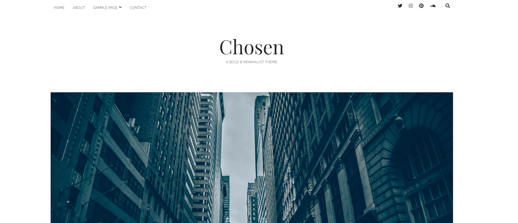 Chosen theme by Ben Sibley at Competethemes