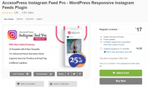 AccessPress Instagram Feed Plugin