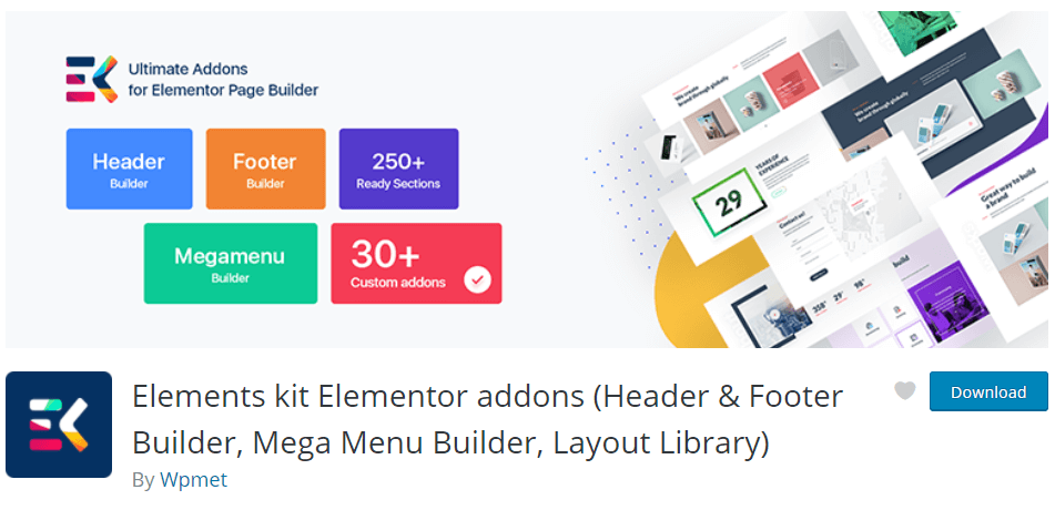 Elements kit Elementor addons