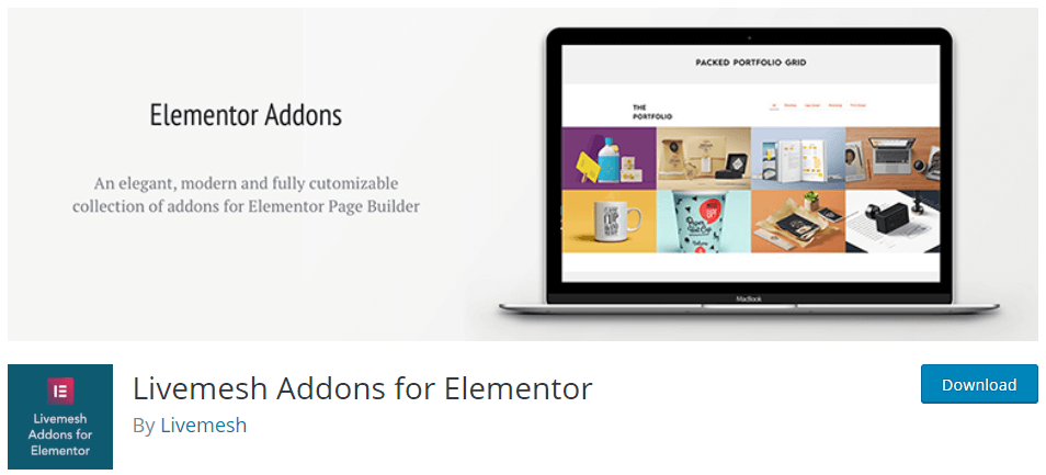 Live mesh Addons for Elementor