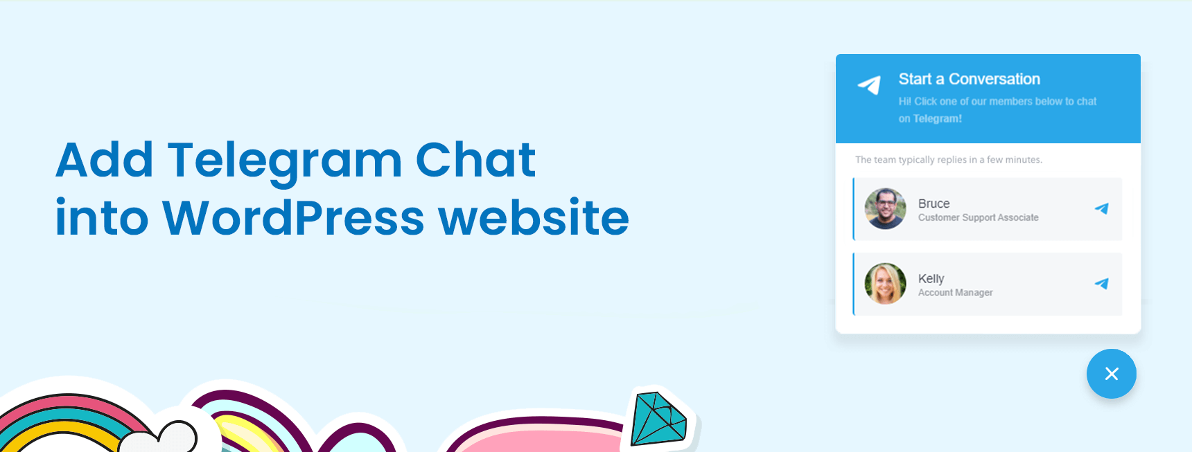 How to add Telegram Chat into your WordPress website