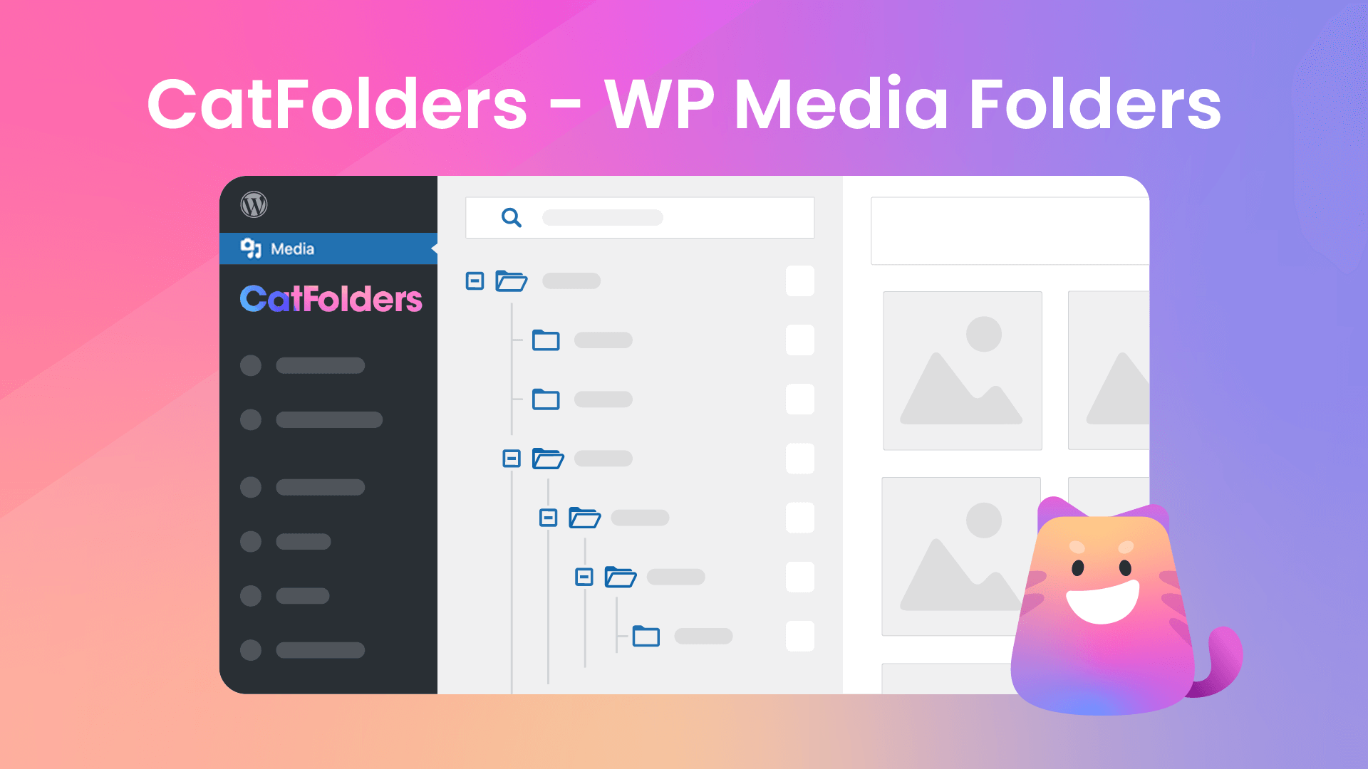 CatFolders - WP Media Folders Plugin Banner