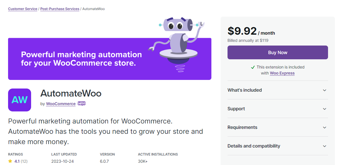 AutomateWoo- WooCommerce follow up plugin