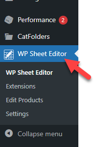 sheet editor settings - bulk edit in WooCommerce