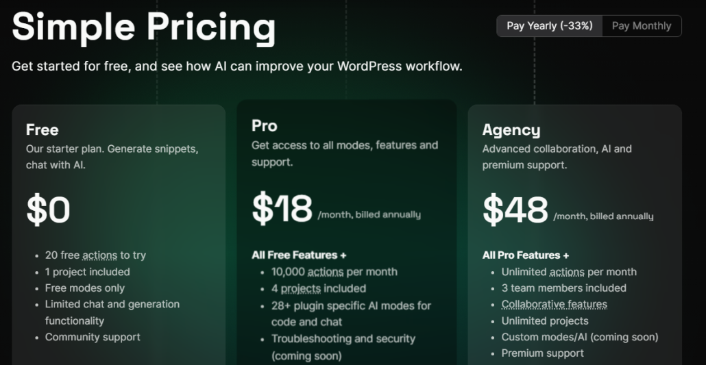 codewp pricing - codewp review