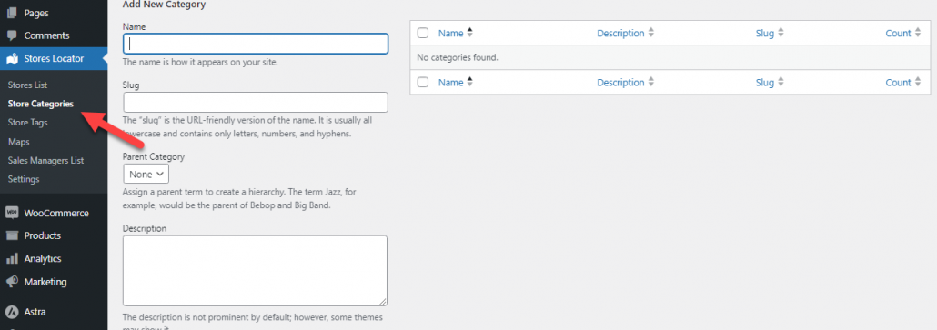 store categories - Set Up a Multi-Location Map