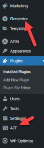 plugin settings