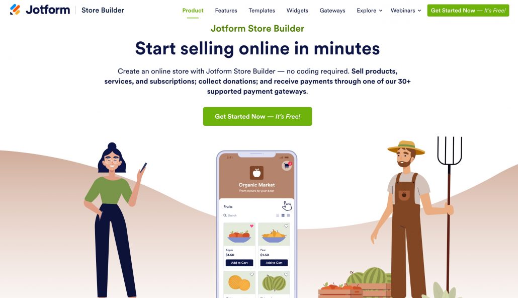 Jotform - eCommerce 
Store Builder