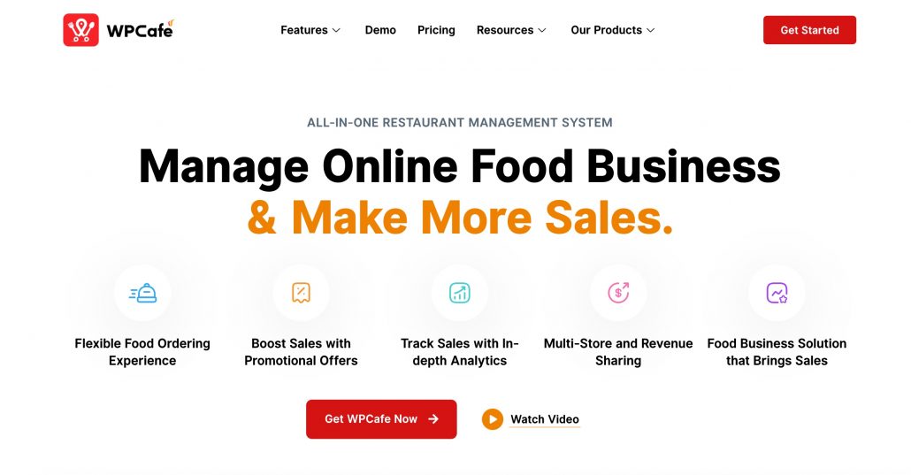 WPCafe - Online Food Business