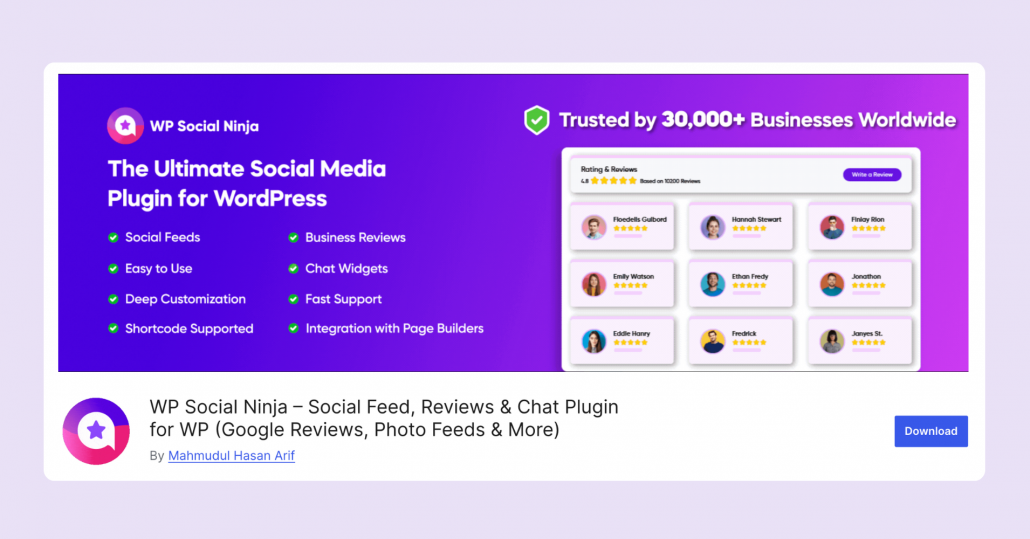 WP Social Ninja