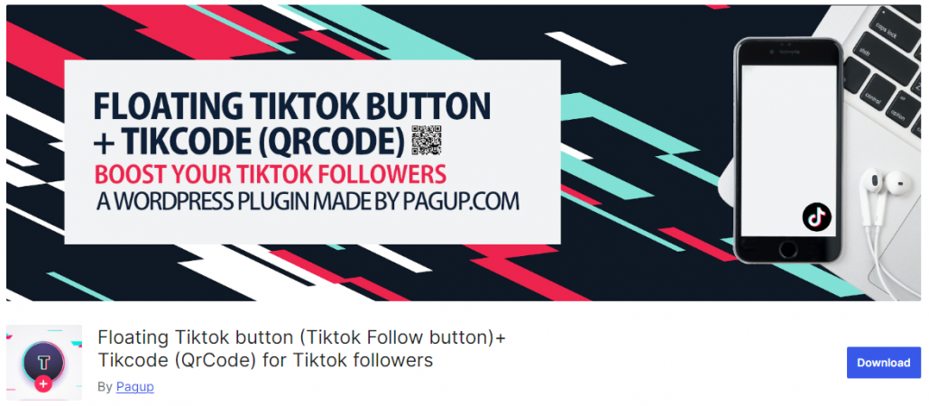 Floating Tiktok button - tiktok plugins for wordpress