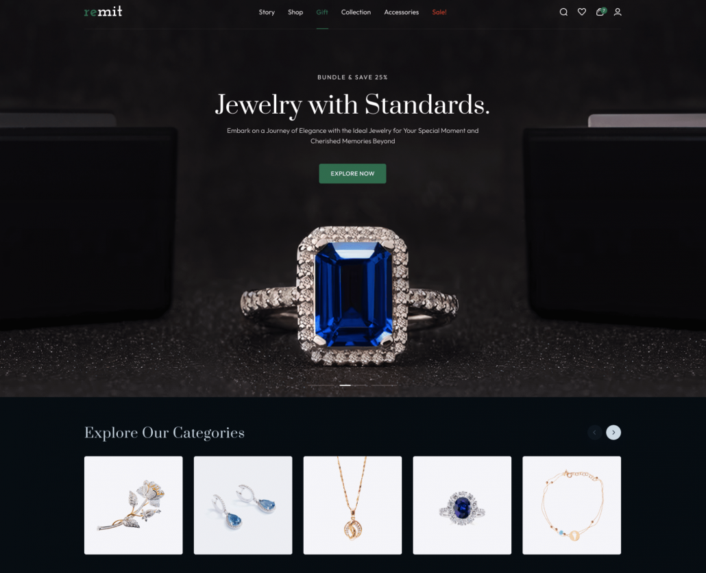 brandy - wordpress jewelry theme